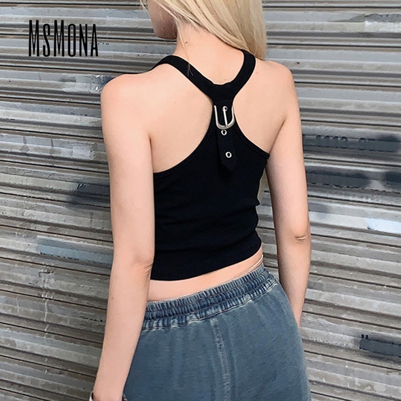 Áo Tank Top Hai Dây Màu Trơn Thời Trang 2023 Quyến Rũ Cho Nữ