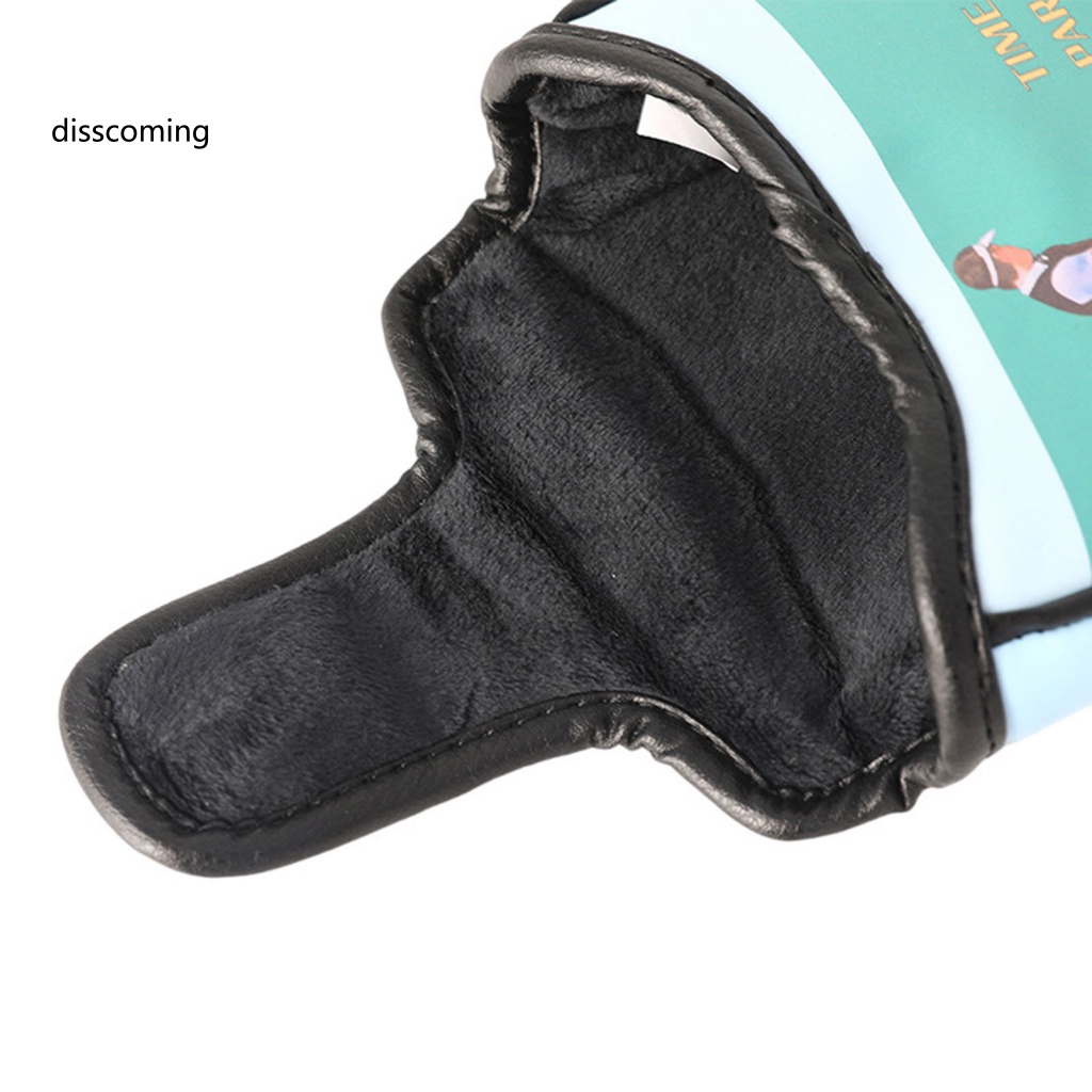 Băng Đô SL SL SL SL| Vỏ Bọc Đầu Gậy Đánh Golf Bằng Da Giả Khóa Nam Châm In Họa Tiết Hoạt Hình