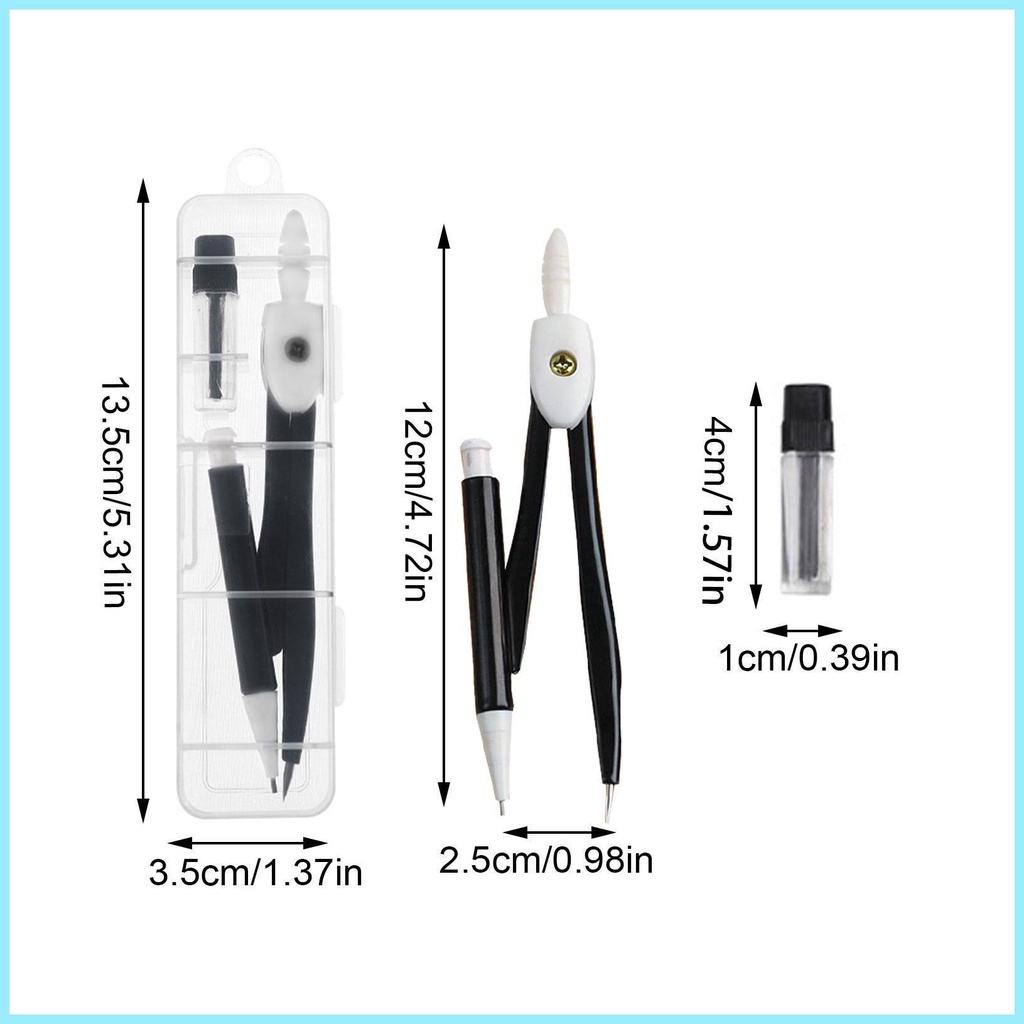 La Bàn Hình Học Cho Người Lớn Trẻ Em Kèm Bút Chì Cơ Và tdevn