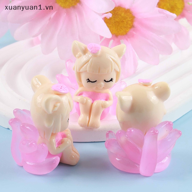 Móc Khóa Resin Phát Quang Hình Cáo Chín Đuôi Diy