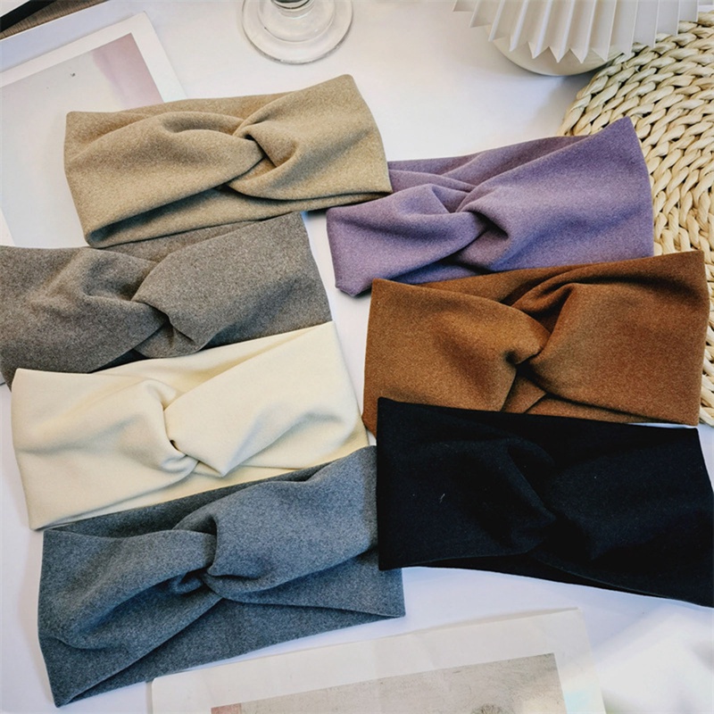 Băng Đô Thắt Nút Co Dãn Mềm Mại Cho Nữ