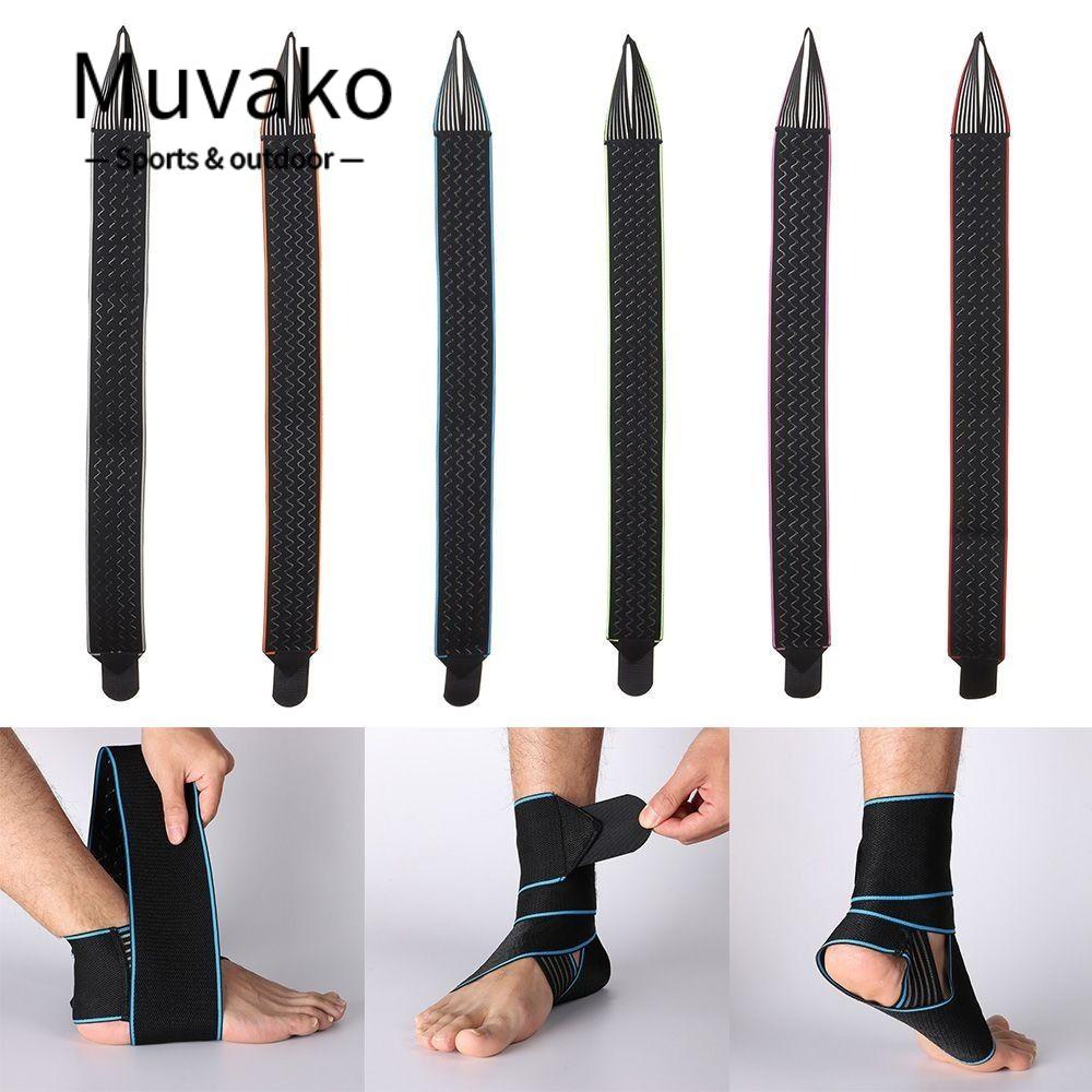 MUVAKO Đai Quấn Bảo Vệ Mắt Cá Chân Thoải Mái Chống Bong Gân Có Thể Điều Chỉnh Hỗ Trợ Chơi Thể Thao