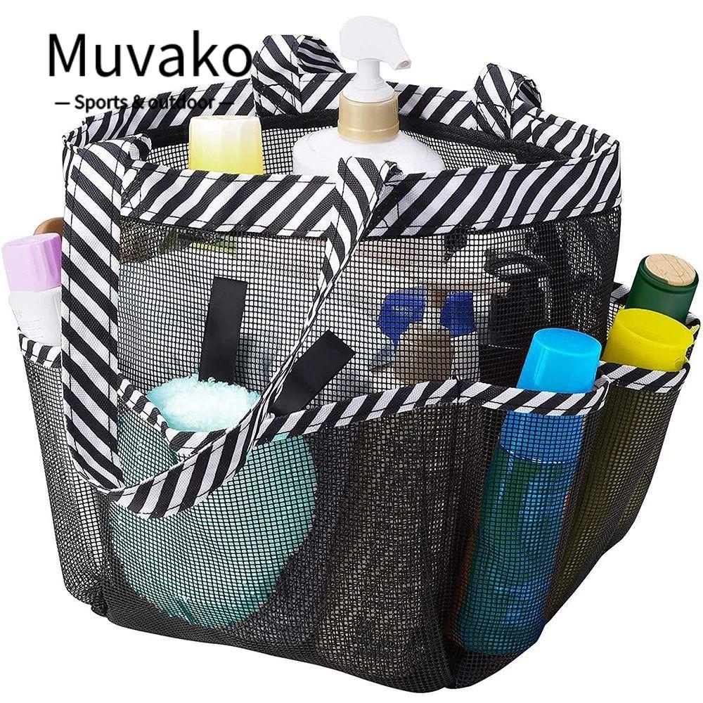 MUVAKO Túi Lưới Đựng Đồ Dùng Nhà Tắm / Đi Biển Nhanh Khô Tiện Dụng