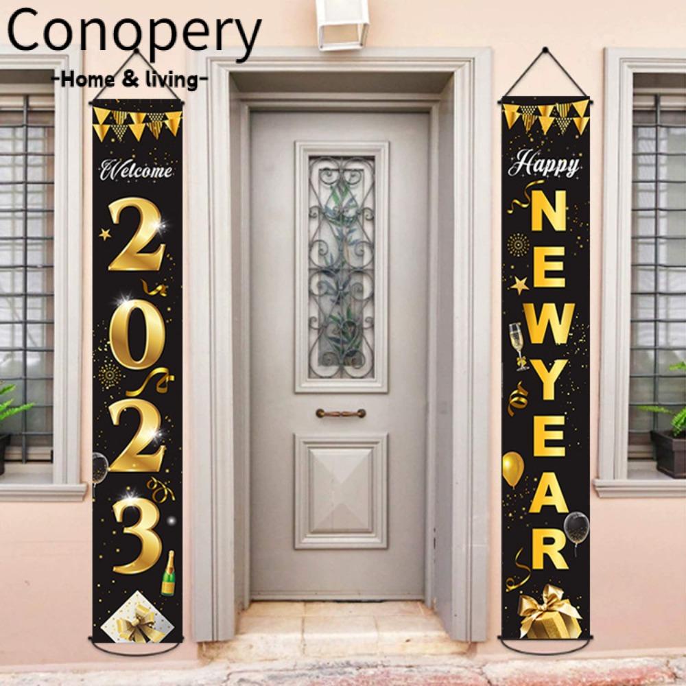 CONOPERY Dây Treo Trang Trí Cửa Chào Mừng Năm Mới