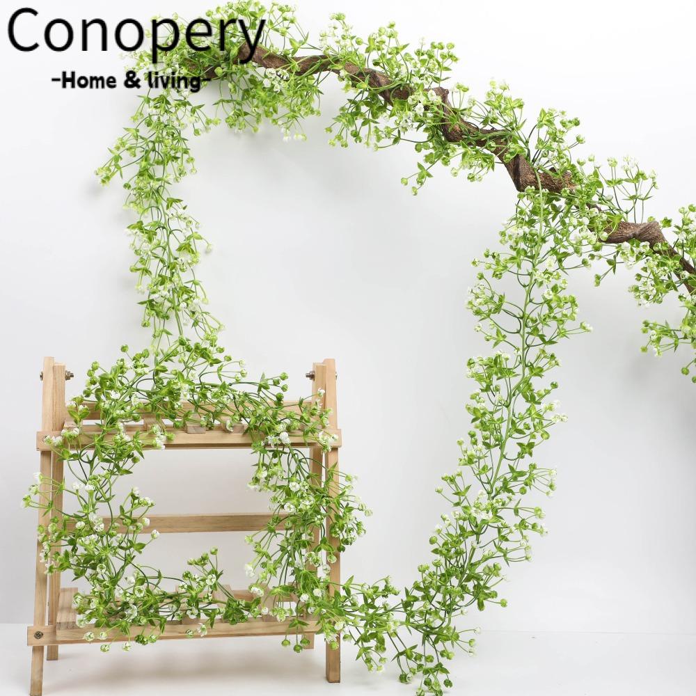 CONOPERY Vòng Hoa Nhân Tạo 175CM Treo Tường Trang Trí Nhà Cửa / Tiệc Cưới