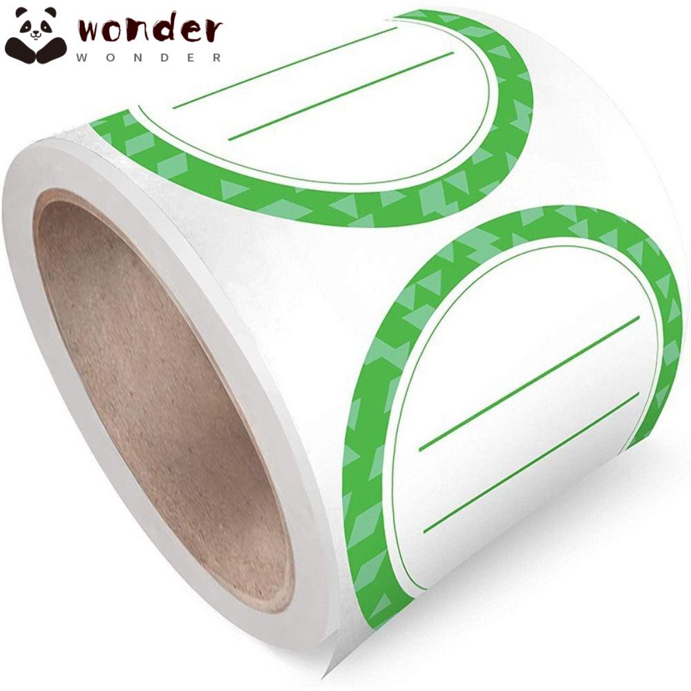 Nhãn Dán Tự Dính Hình Tròn Màu Xanh Lá 2 Trong Trường Học