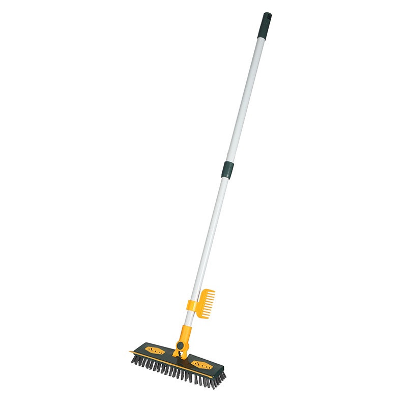 Chổi chà sàn quét bụi / gạt nước silicon đa năng xoay 180° kèm lược phủi bụi thông minh tiện lợi