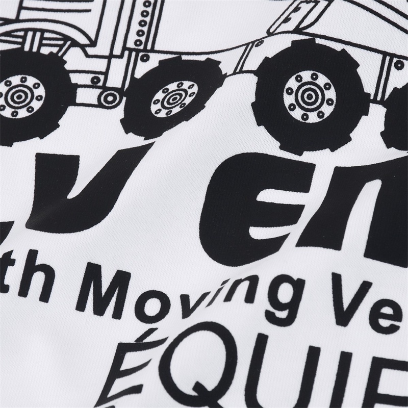 Áo Thun Tay Ngắn Cổ Tròn In Chữ Trước Và Sau L666V Gyjks