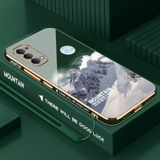 Ốp Điện Thoại Silicon Hình Ngọn Núi Tuyết oppo reno 4 4G reno 4 pro reno 5 reno 5 pro reno 6 4G reno 6 5G oppo reno 6 pro
