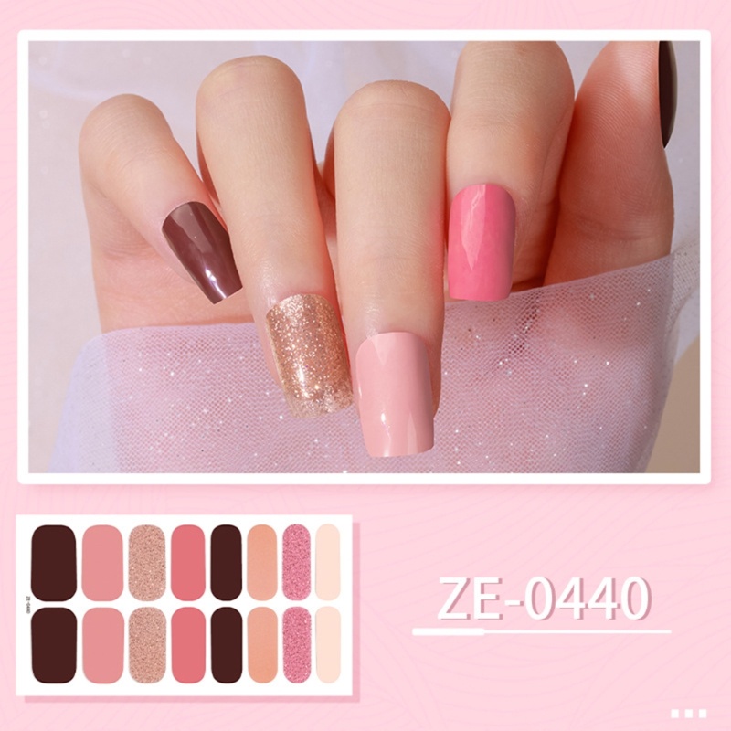 Sticker Dán Móng Tay Dạng Gel Bán Nguyệt