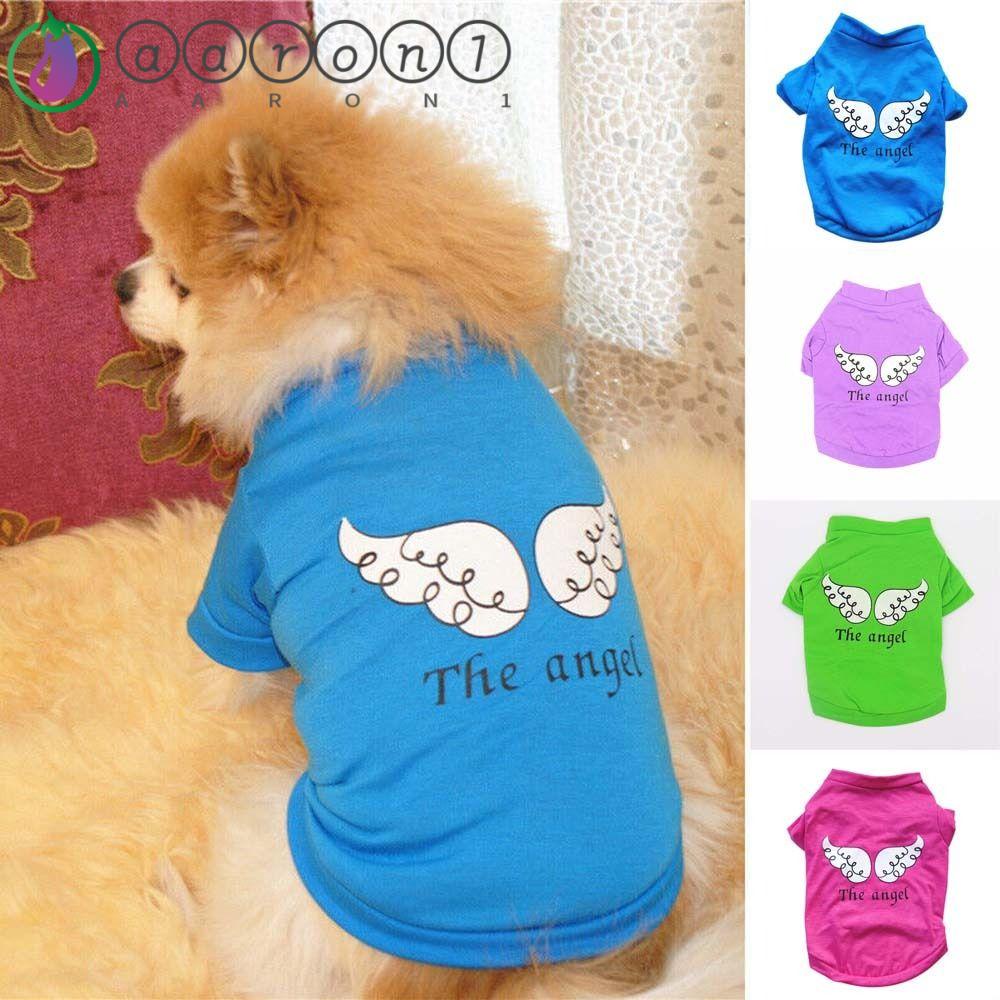 Áo Vest AARON1 Bằng Cotton Cỡ Vừa / Nhỏ / Trung Bình / Mèo / Thiên Thần Dễ Thương Thời Trang Mùa Hè Cho Cún Cưng / Mèo Cưng AARON1