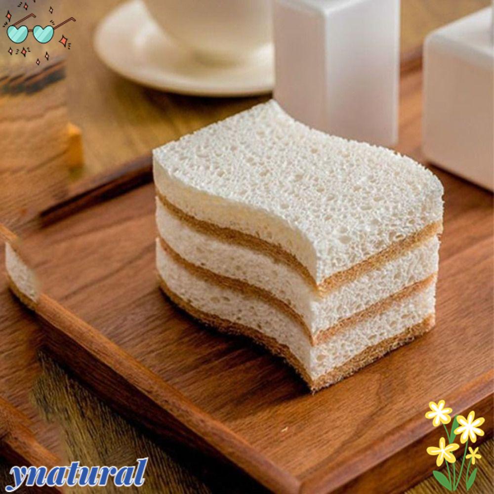 Set 4 Miếng Bọt Biển Rửa Chén Hình Chữ S Bằng Bột Gỗ Dành Cho Nhà Bếp