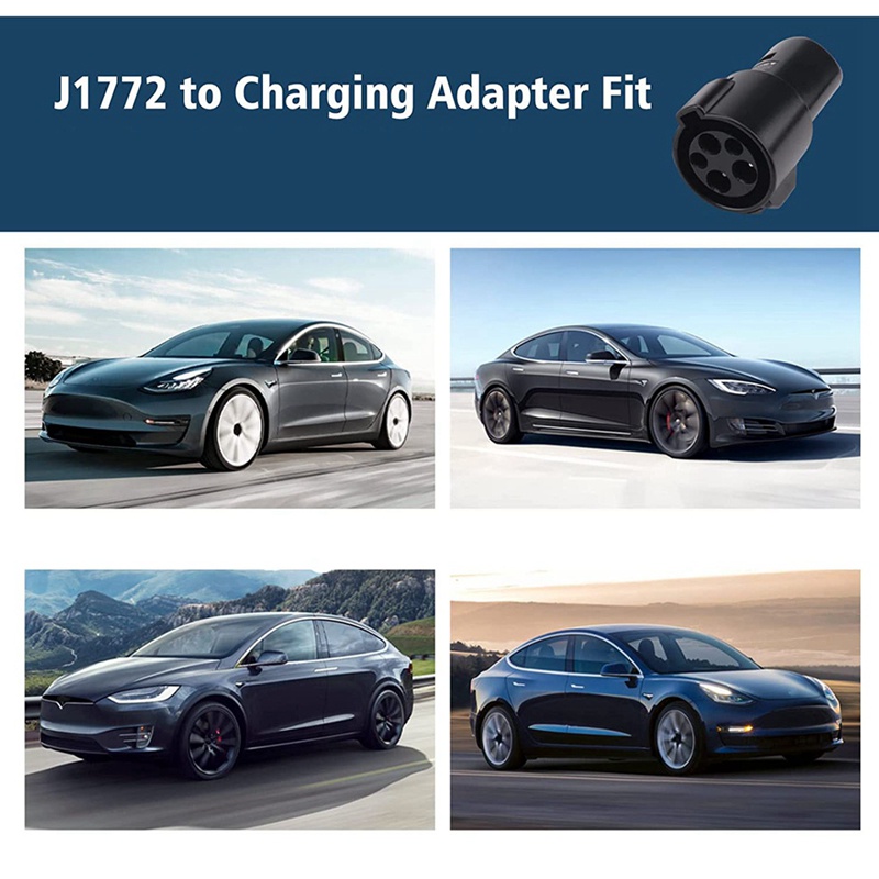 Củ Sạc J1772 80 Amp / 240V AC Chuyên Dụng Cho Tesla Model 3, Y, S, X SAE J1772 EV