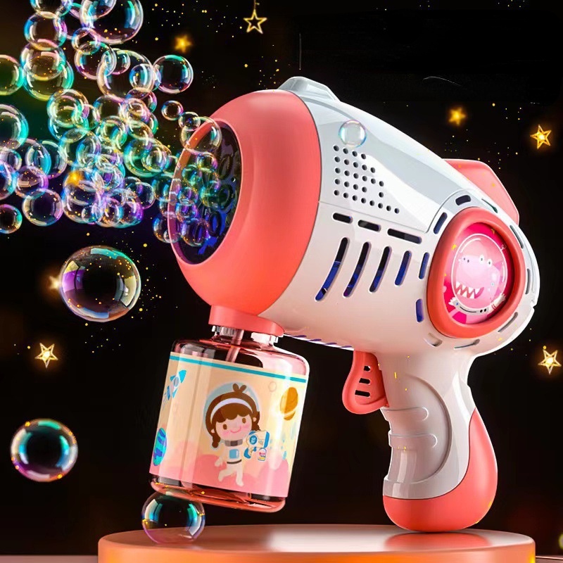 LAMJAD Máy vuốt động vật mini Hình dạng tàu vũ trụ cho trẻ em mới Tự động thổi bóng bay đồ chơi đồ chơi trẻ em