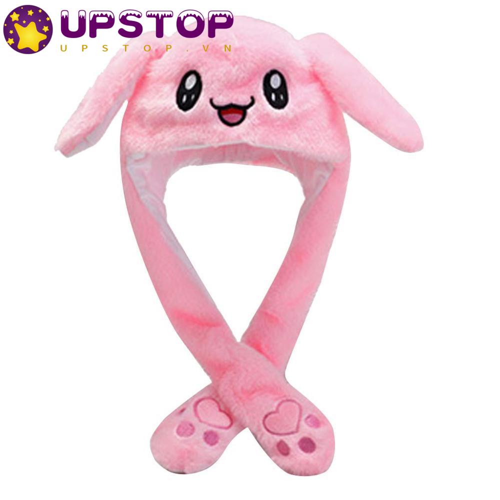 Nón Bông Tai Thỏ Chuyển Động Hóa Trang Cho Nữ