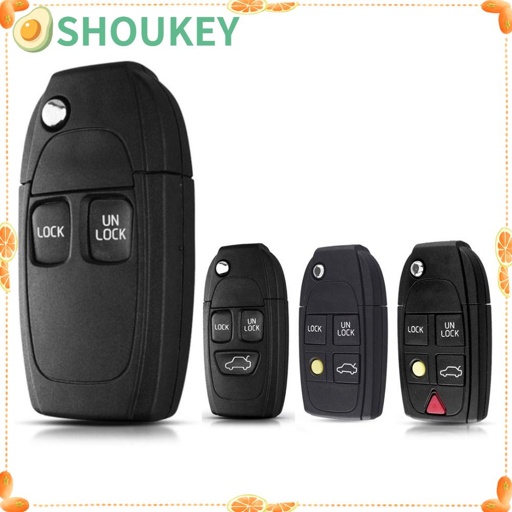 SHOUKEY Vỏ Chìa Khóa Điều Khiển Từ Xa Thay Thế Chuyên Dụng Cho Volvo XC70 XC90 V50 V70 S60 S80 C30