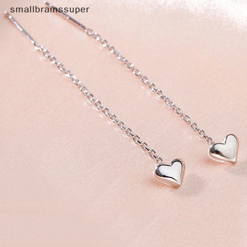 1 Cặp Bông Tai Dây Dài Tua Rua Hình Ngôi Sao / Trái Tim / Hạt Thời Trang Dành Cho Nữ SBS