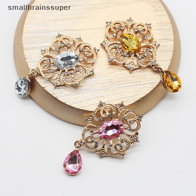 Cài Áo Hình Gấu Trúc Đính Đá Bằng Hợp Kim 34 * 56MM Diy