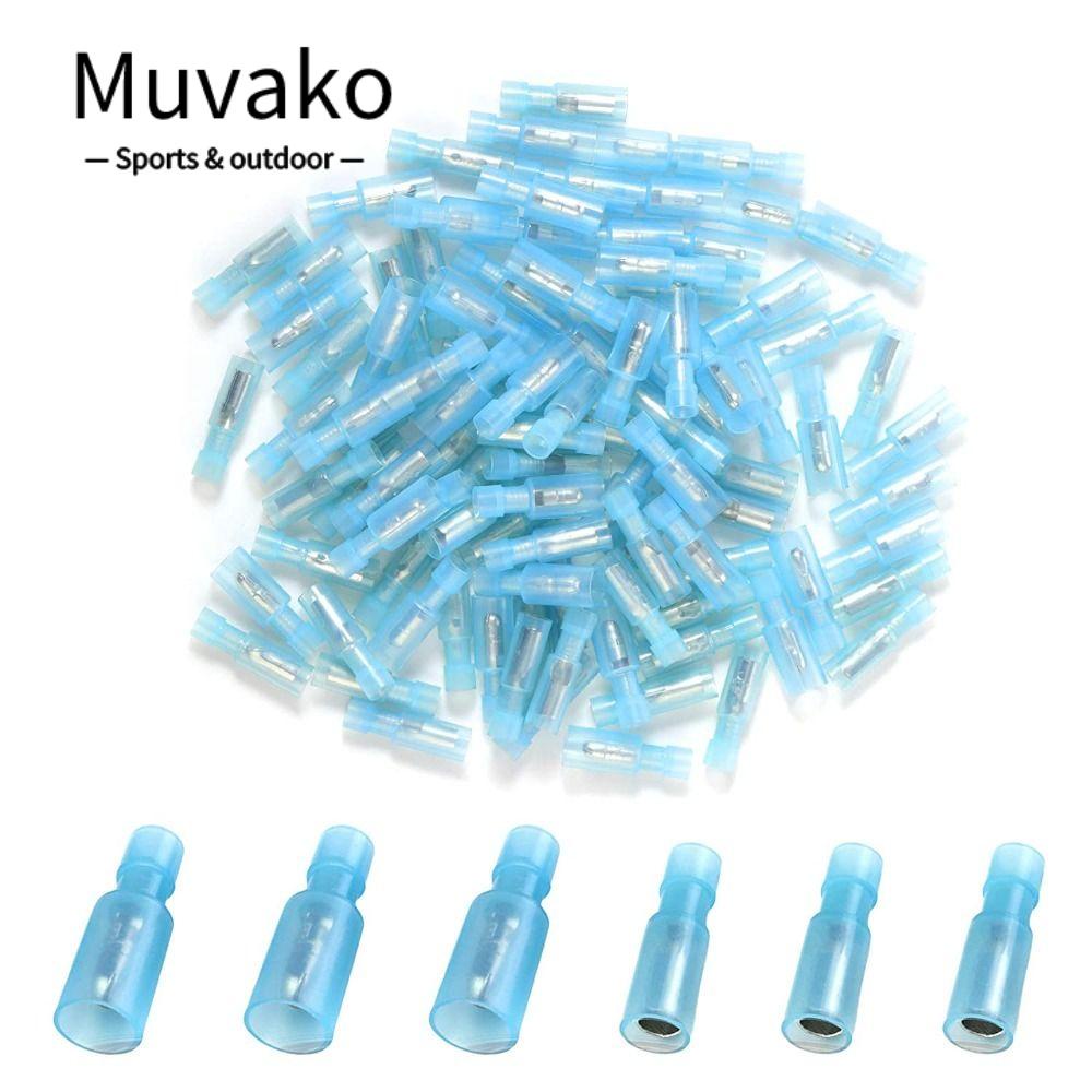 MUVAKO Set 100 Đầu Nối Dây 16-14 AWG Chất Lượng Cao