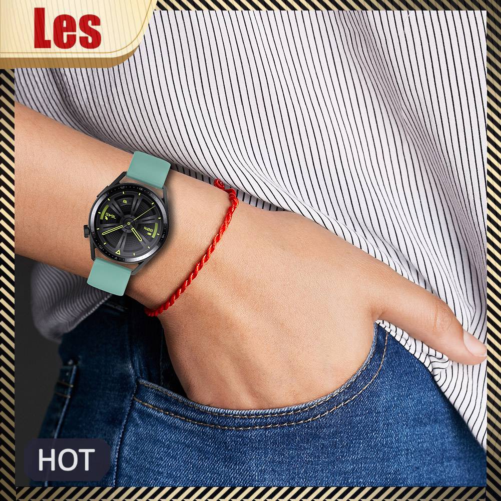 Dây Đeo Đồng Hồ Thể Thao Bằng Silicone Mềm 22mm Cho Huawei GT3 GT2