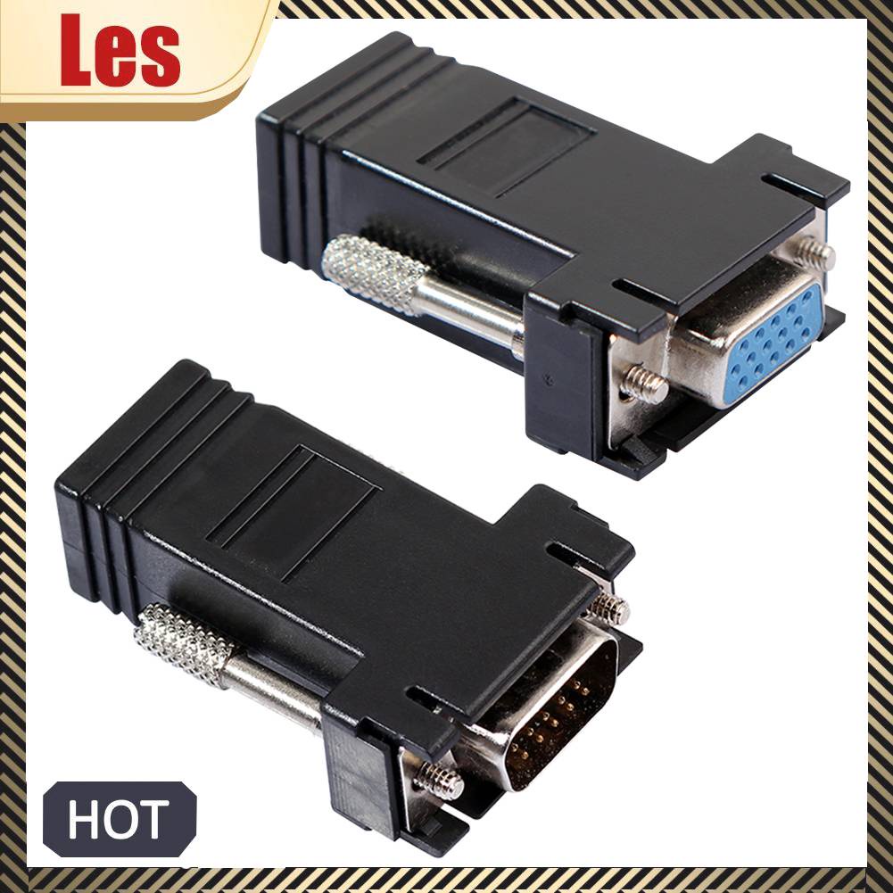 Cáp ChuyểN ĐổI Mở RộNg VGA Sang Lan Cat5 Cat5e / 6 RJ45
