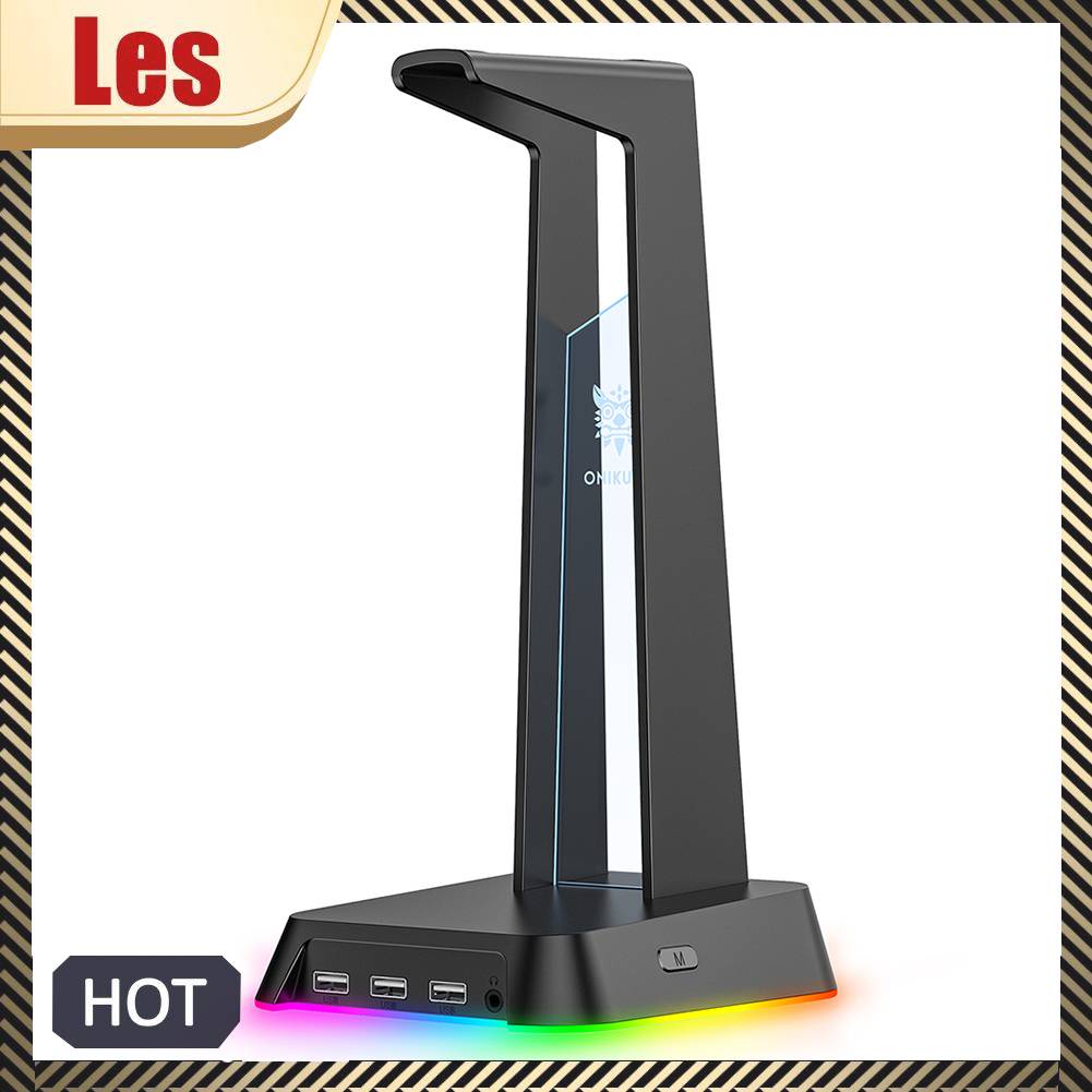 Giá Đỡ Trưng Bày Tai Nghe ST-2 Với 3 Cổng USB + Âm Thanh Tiện Dụng