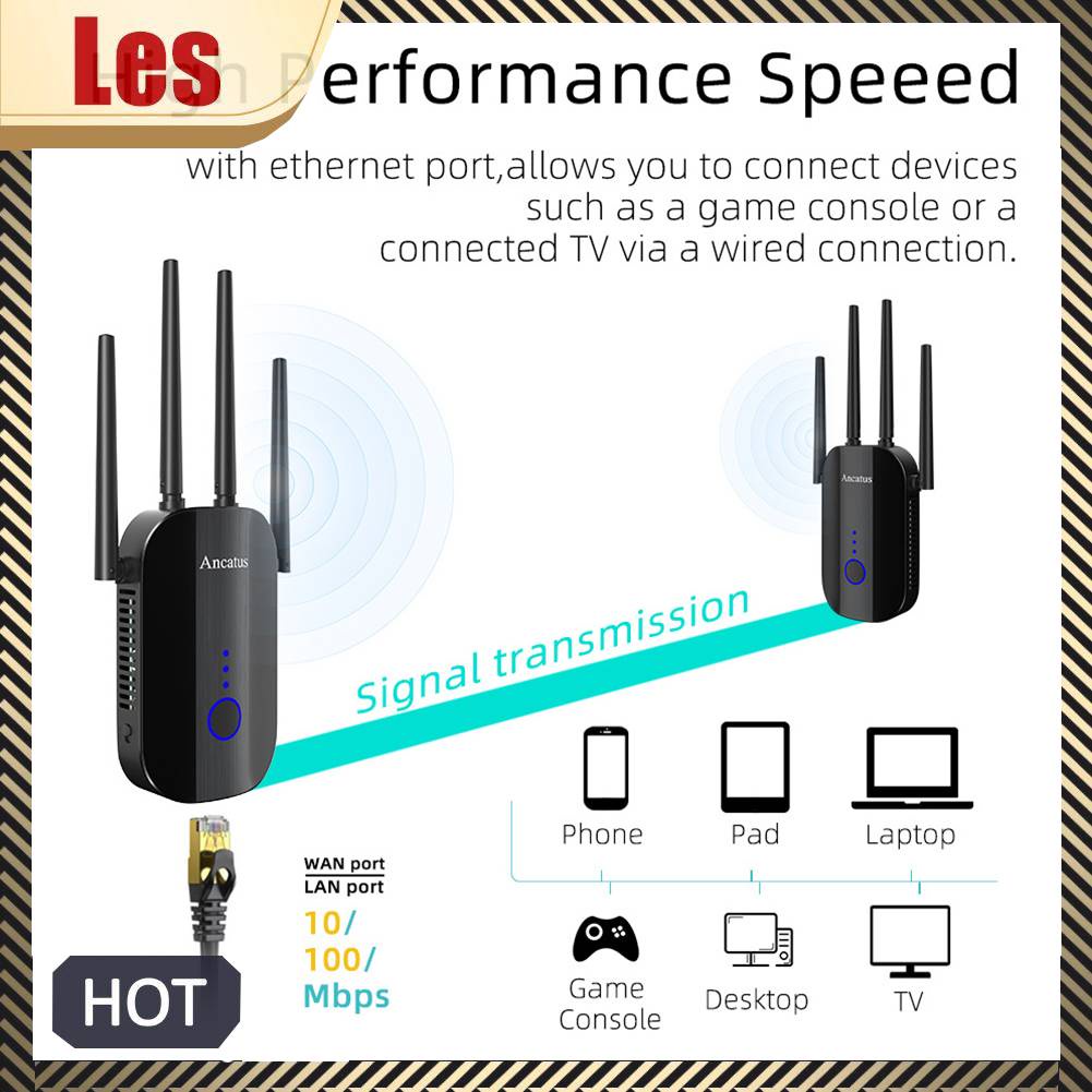 Thiết Bị Mở Rộng WiFi Với 4 Ăng Ten Cho Gia Đình