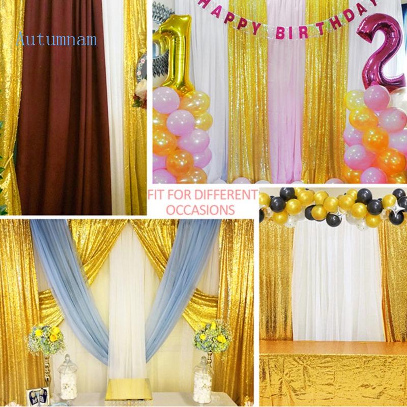 Rèm Cửa Đính Kim Sa Lấp Lánh Độc Đáo Trang Trí Nhà Cửa / Tiệc Tùng