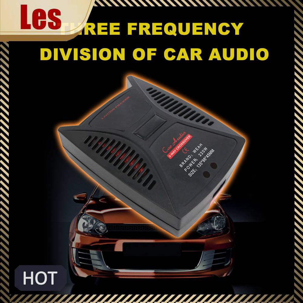 Bộ Chia Tần Số Âm Thanh 3 Chiều 220W Cho Loa Bass