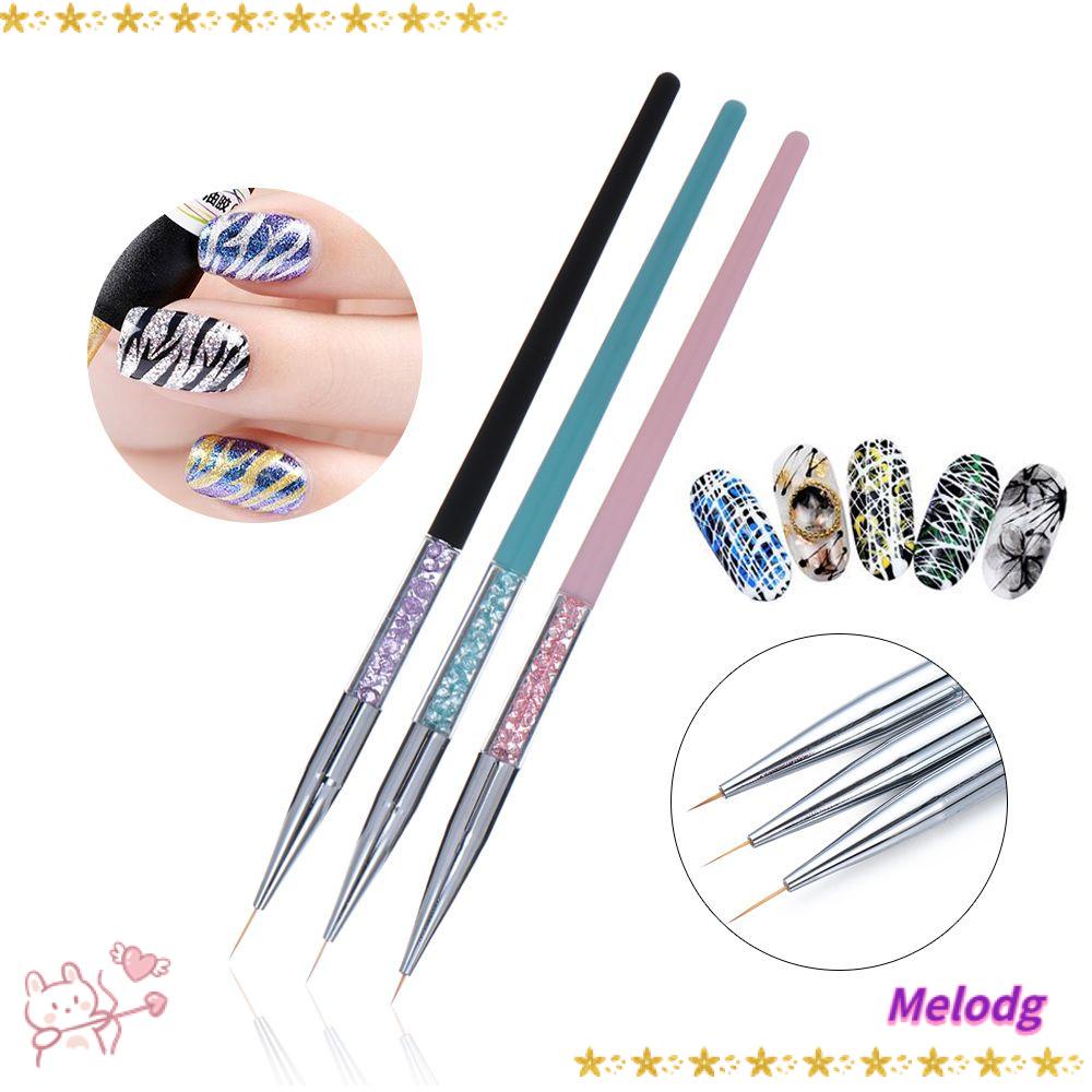 MELODG Bút Kẻ Mắt Phong Cách Pháp Thời Trang|Dụng Cụ Vẽ Tranh Có Tay Cầm Tiện Dụng