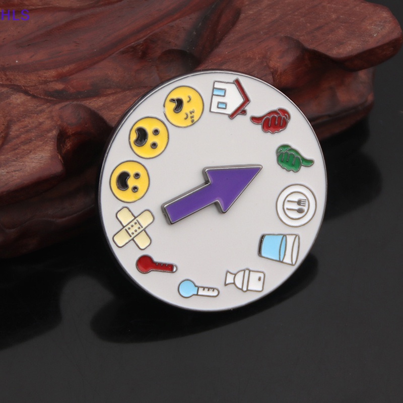 [HLS] Ghim Cài Áo Kim Loại Tráng Men Trượt Họa Tiết Chữ My Social Sáng Tạo Vui Nhộn Tương Tác Cho Túi Xách / Quần Áo