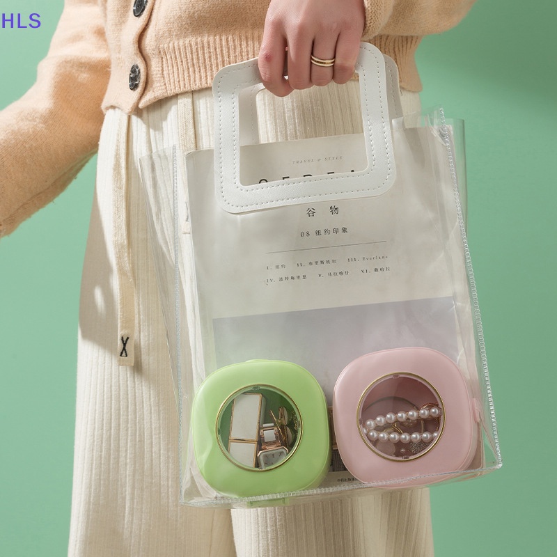 Hộp Đựng Nhẫn / Vòng cổ Hai Tầng Thiết Kế Nhỏ Gọn Tiện Dụng