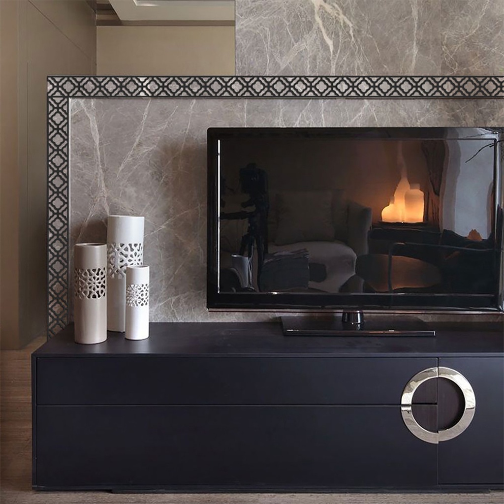 Miếng Dán Tường Bằng Acrylic Họa Tiết Hình Học 3D Độc Đáo Trang Trí Nhà Cửa