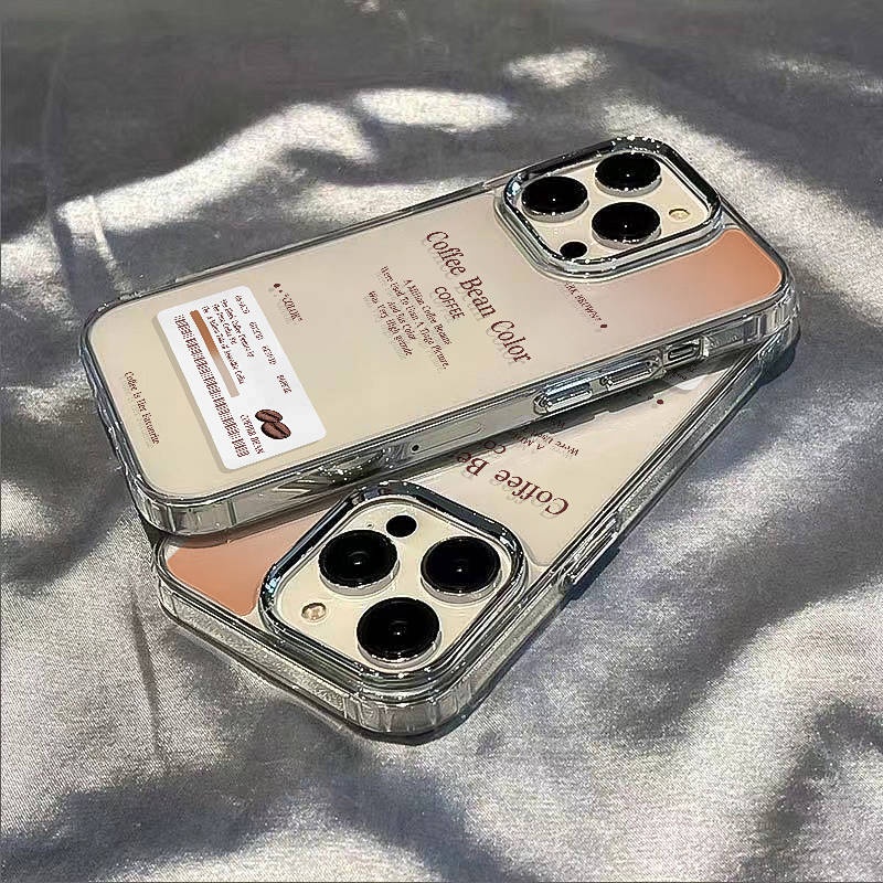 Original Coffee 14promax Apple 13 Phone Case Iphone12 Soft 11 Simple Ins Style 7/8plus Drop-Resistant Ijtl
