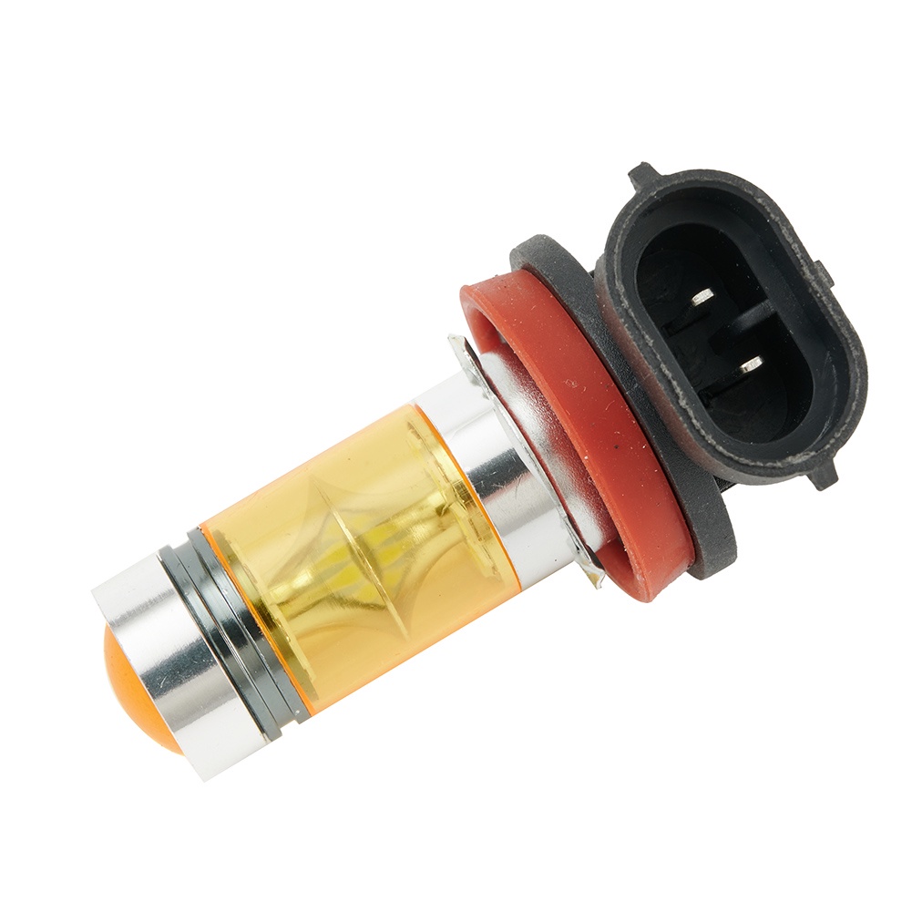 Set 2 Đèn Sương Mù Ánh Sáng Vàng 100W DC12V ~ 24V 4300K H11 H8