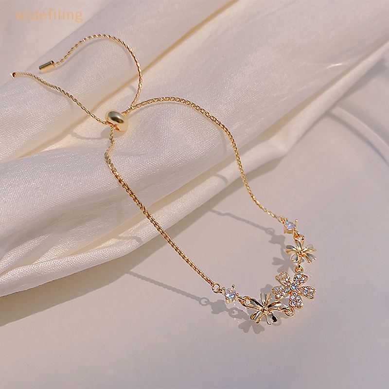 Vòng Đeo Tay Bản Rộng Màu Vàng Đính Đá Opal Có Thể Điều Chỉnh Kích Thước Dành Cho Nữ