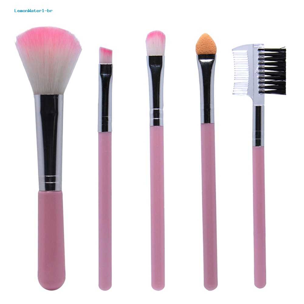 Set 5 Cọ Trang Điểm Chuyên Nghiệp Chất Lượng Cao