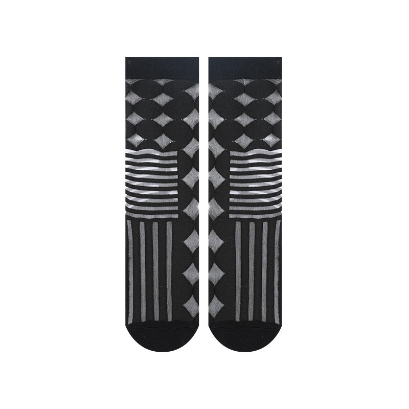 Vớ Siêu Mỏng Thoáng Khí Họa Tiết Kim Cương Thời Trang Mùa Hè Cho Nữ