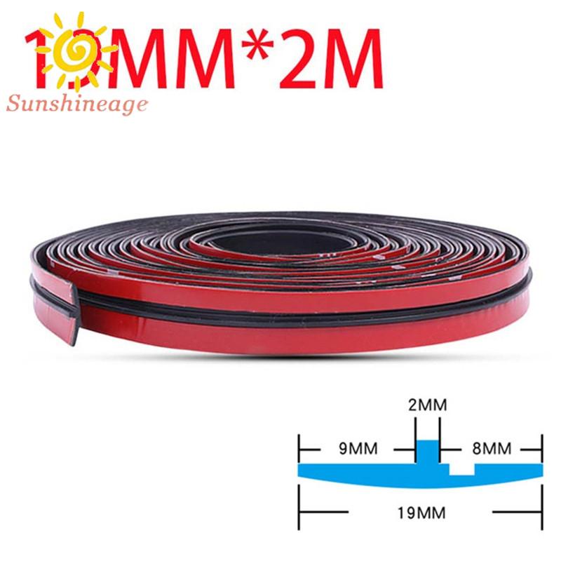 Cuộn Dây Viền Cách Âm Chống Bụi Cho Xe Hơi 14mmx2m / 19mmx2m 2M