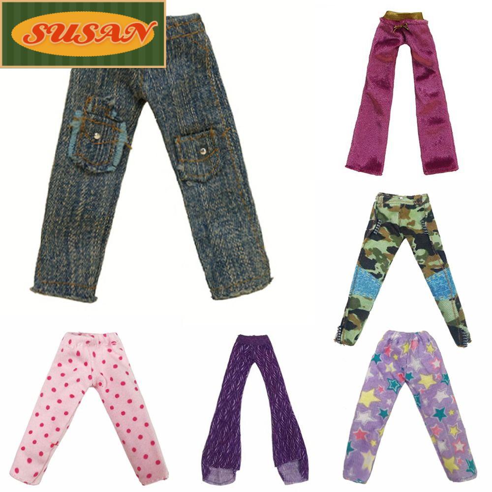 SUSANS Quần Jeans Hoa Thời Trang Cho Búp Bê OB22