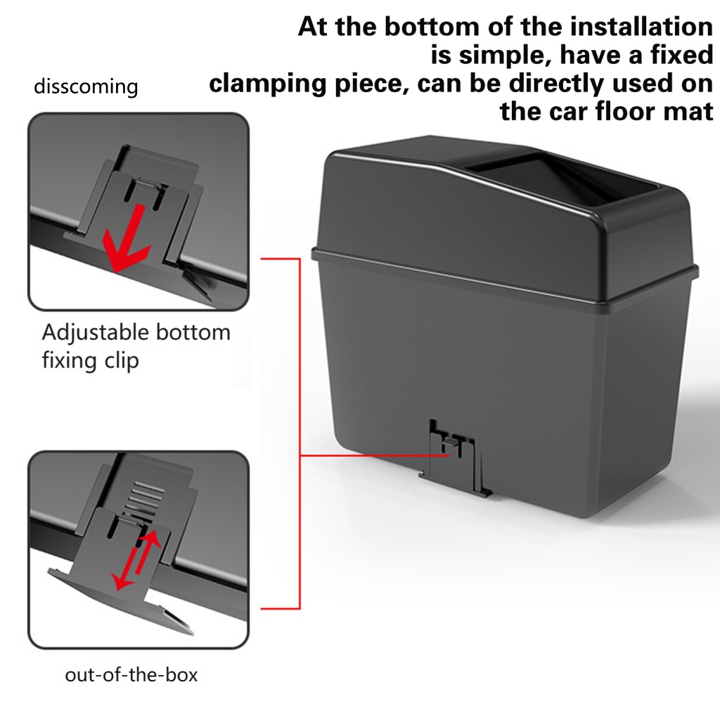 Băng Đô SL SL SL SL| Thùng Đựng Rác Dung Tích Lớn Chống Nước Có Nắp Tháo Rời Được Thông Dụng Cho Xe Hơi / Gia Đình