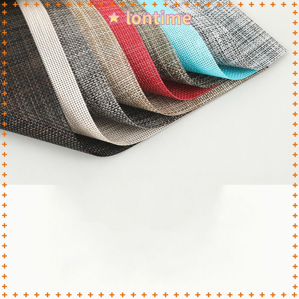 LONTIME Bộ 6 Tấm Thảm Da PU Chống Trượt Dùng Để Lót Chén Dĩa Trong Nhà Bếp