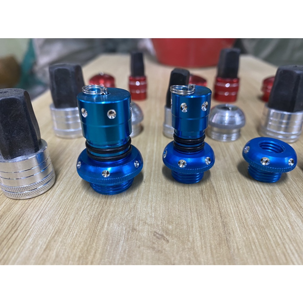combo nắp và đối trọng cần câu tay