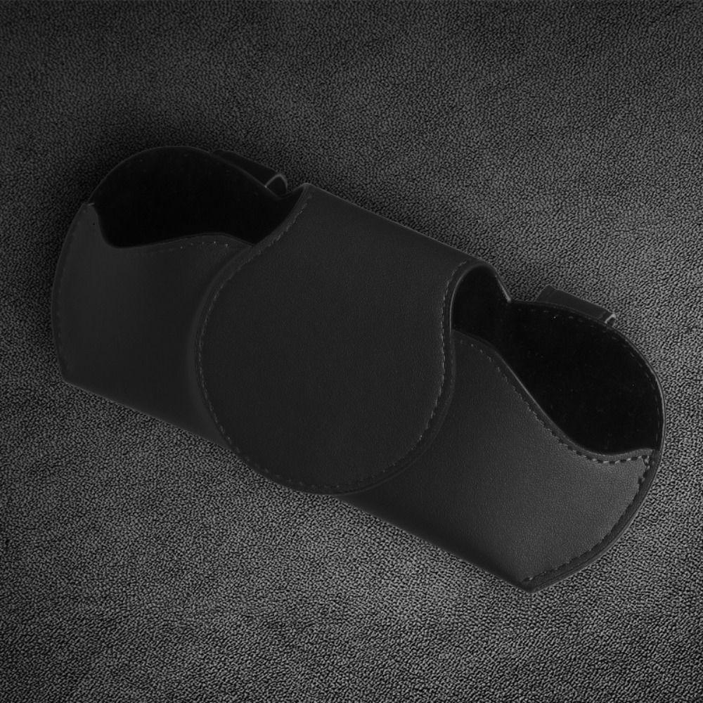 Kẹp Giữ Mắt Kính / Thẻ Trên Xe Hơi Bằng Chất Liệu Da Đính Ngọc Trai Xinh Xắn