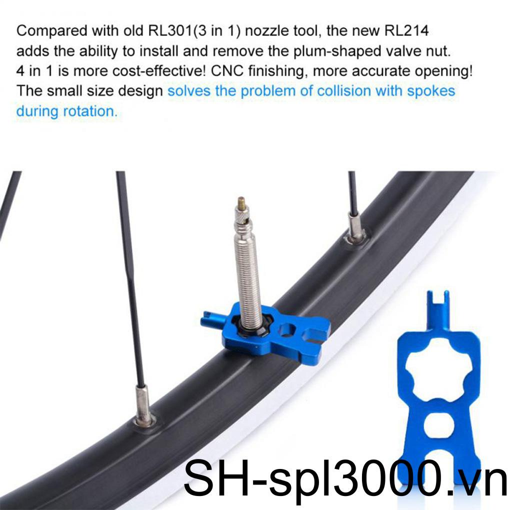 Cờ Lê Vặn Van Xe Đạp Bằng Hợp Kim Màu Sắc Trơn Tiện Dụng