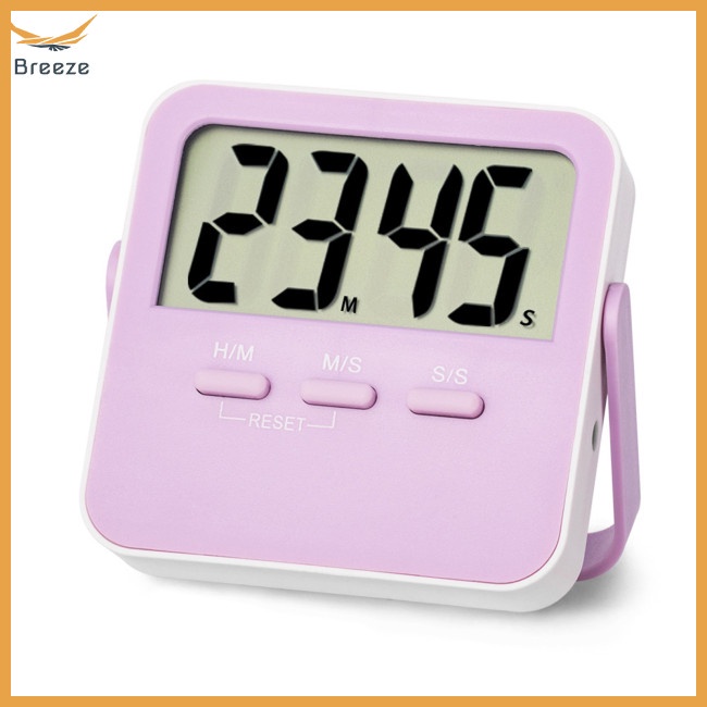Đồng Hồ Hẹn Giờ Nấu Ăn Kỹ Thuật Số Đếm Ngược / Xuống Có Chuông Báo Động Lớn Không Cần Pin