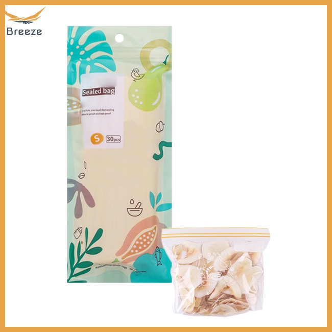 Túi Đựng Thực Phẩm Trong Suốt 3 Kích Cỡ Cho Tủ Lạnh