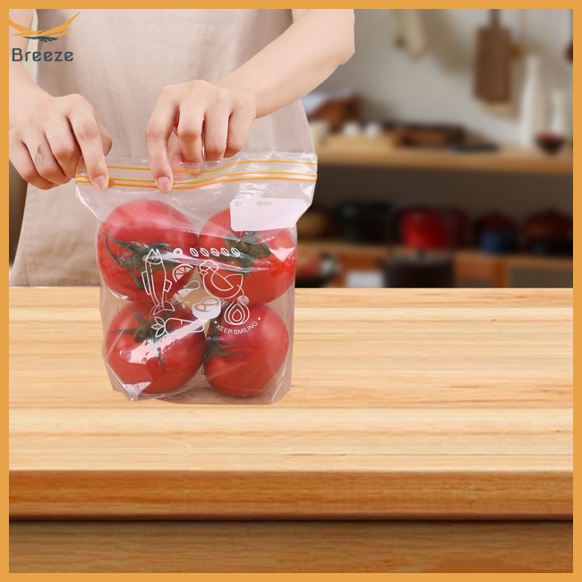Set 85 Túi Đựng Thực Phẩm Trong Suốt 3 Kích Cỡ Lớn Có Thể Tái Sử Dụng