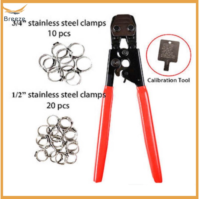 50 Vòng Nối Bằng Thép Không Gỉ Cho Ống Nước Pex