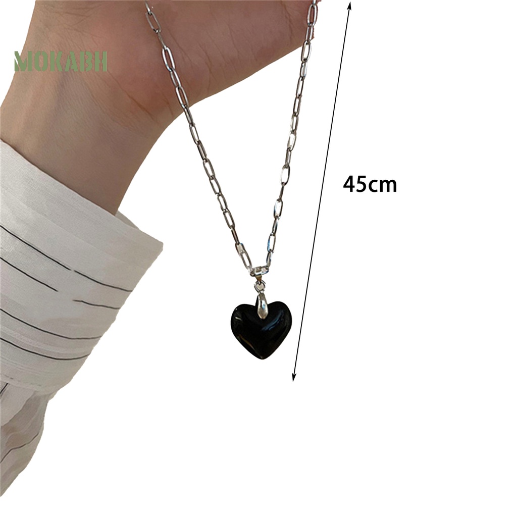 [Mok Abh] Vòng Cổ Choker Họa Tiết Sọc Ngựa Vằn Tráng Men Nhiều Màu Sắc Hình Học Trái Tim Cá Tính Thích Hợp Làm Quà Tặng Tiệc Tùng Cho Nữ